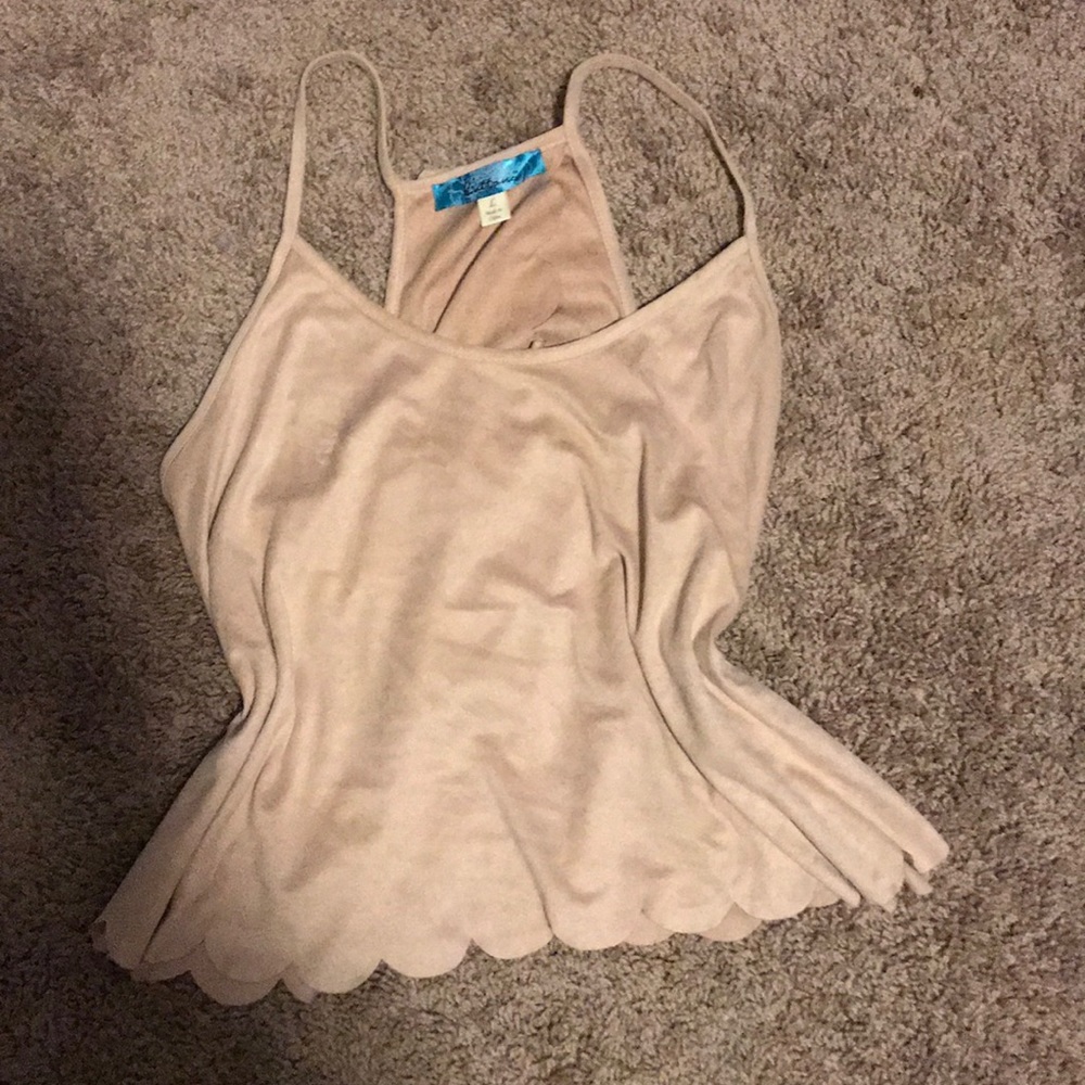 Suede tank